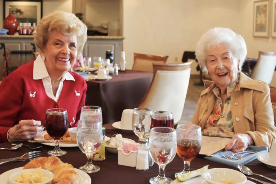 Residents at WellQuest Retirement Community in Woodland Hills, CA